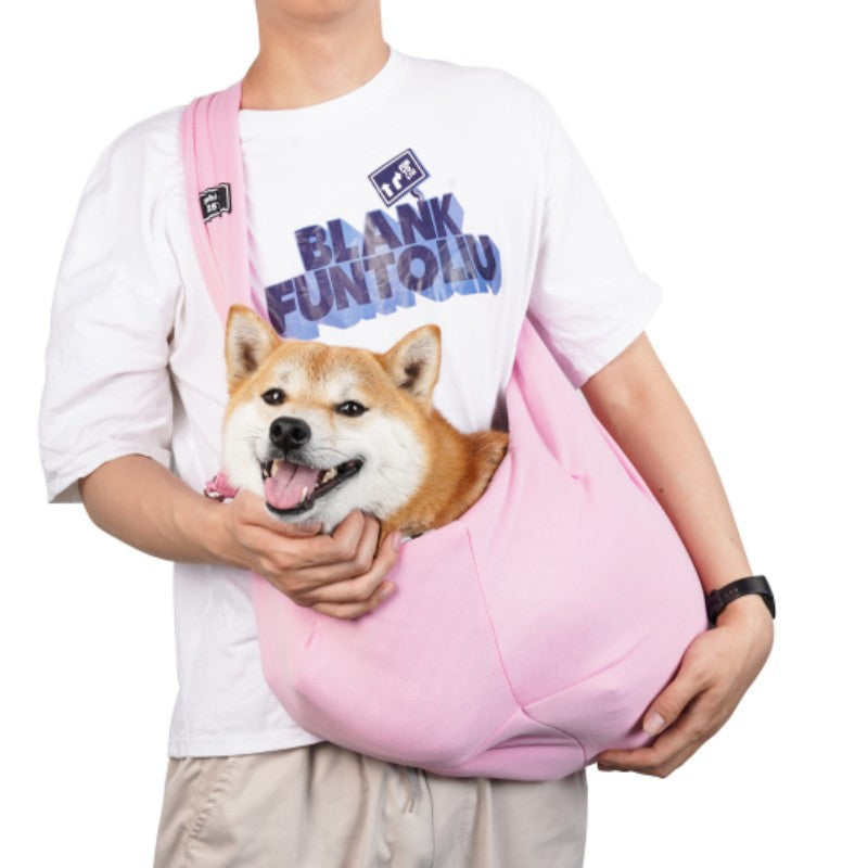 KFX-8915389 Large Capacity Cat Messenger Bag, Portable Folding Backpack, Summer Breathable Design