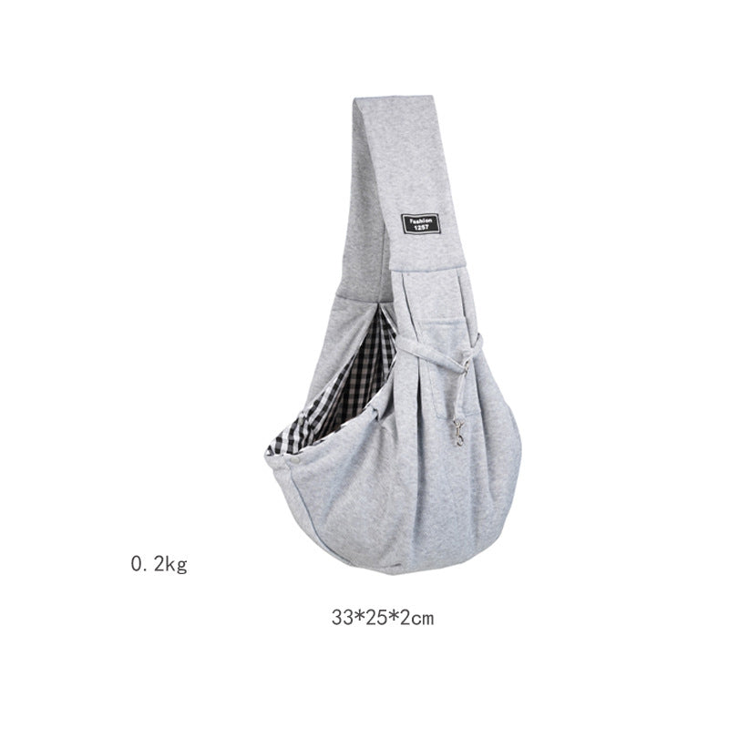 KFX-8915389 Large Capacity Cat Messenger Bag, Portable Folding Backpack, Summer Breathable Design