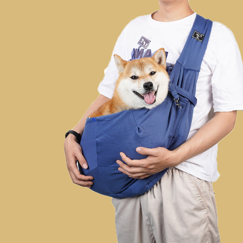 KFX-8915389 Large Capacity Cat Messenger Bag, Portable Folding Backpack, Summer Breathable Design