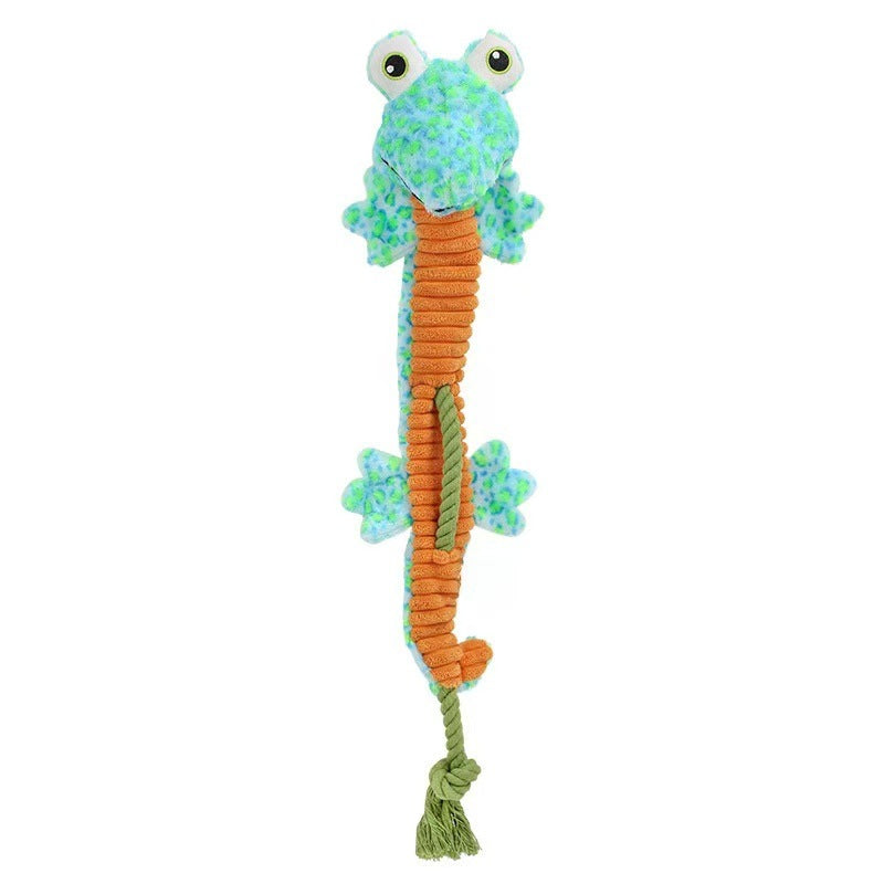 KFX-8915517 Plush Talking Pet Toy - Colorful Snake, Dinosaur, Duck, Frog, Pig Options, 60 cm