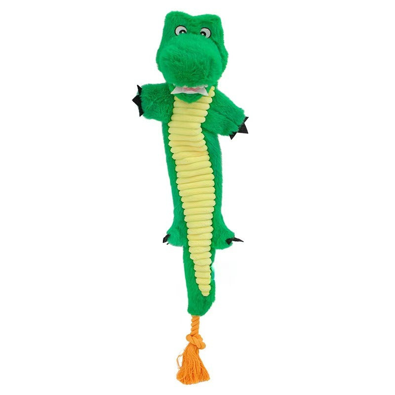 KFX-8915517 Plush Talking Pet Toy - Colorful Snake, Dinosaur, Duck, Frog, Pig Options, 60 cm