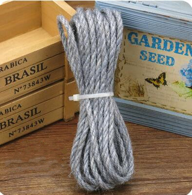 KFX-8917181 Multicolor 5MM Hemp Rope - 5 Meter Length for DIY Projects