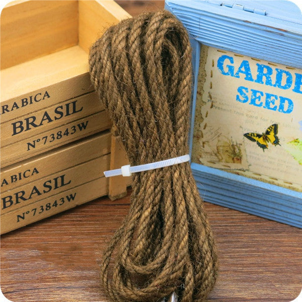KFX-8917181 Multicolor 5MM Hemp Rope - 5 Meter Length for DIY Projects