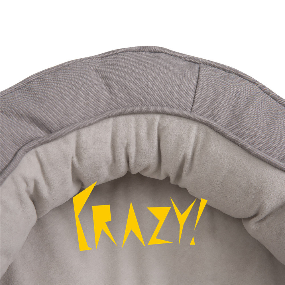 KFX-8917949 Comfortable Waterproof Orthopedic Cat and Dog Nest in Gray, Size M and L Available