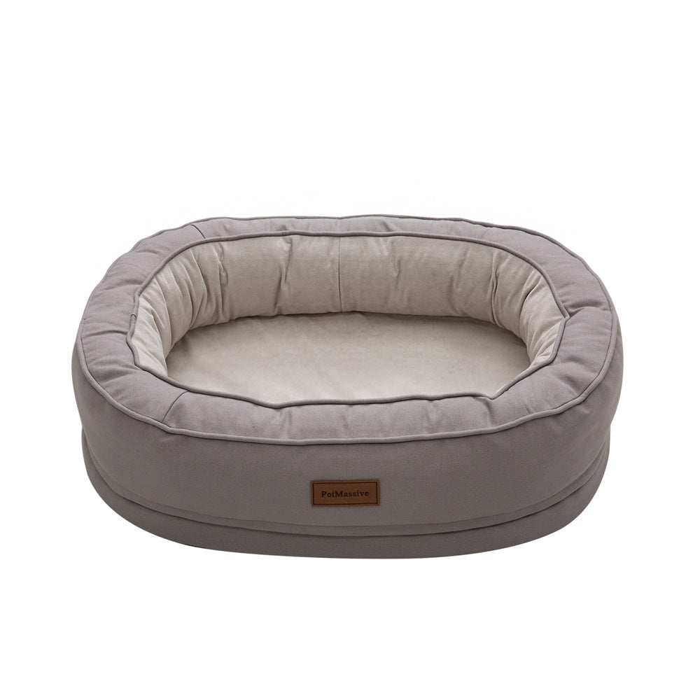 KFX-8917949 Comfortable Waterproof Orthopedic Cat and Dog Nest in Gray, Size M and L Available