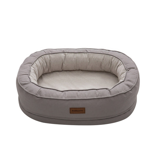 KFX-8917949 Comfortable Waterproof Orthopedic Cat and Dog Nest in Gray, Size M and L Available