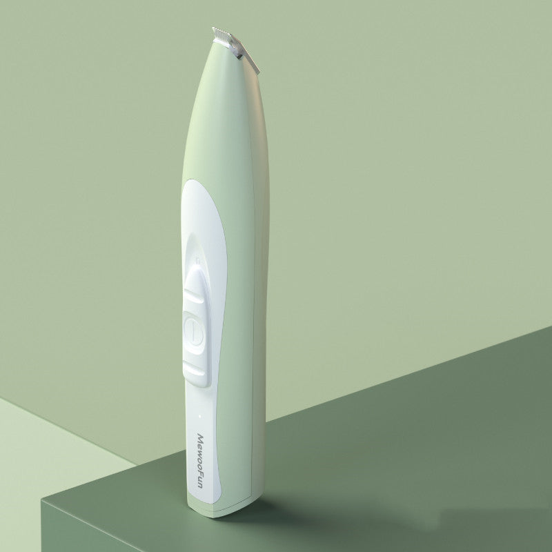KFX-8919485 Silent Electric Cat Shaving Machine - Mute Grooming Tool, Lightweight ABS Design, Includes USB Cable & Cleaning Accessories