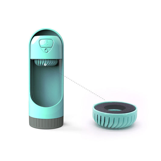 KFX-8919741 Portable Dog Water Bottle with Leak-Proof Valve - 300ml BPA-Free Travel Mug for Pets