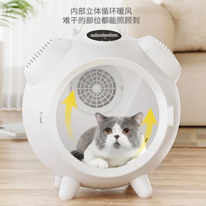 KFX-892691 Extra Large Capacity Automatic Cat Dryer Box – Ultra Quiet & Fast Pet Hair Drying Solution