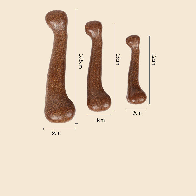 KFX-8930237 Beef-Flavored Molar Bones Chew Toy for Dogs - Food Grade PP, Multiple Sizes Available