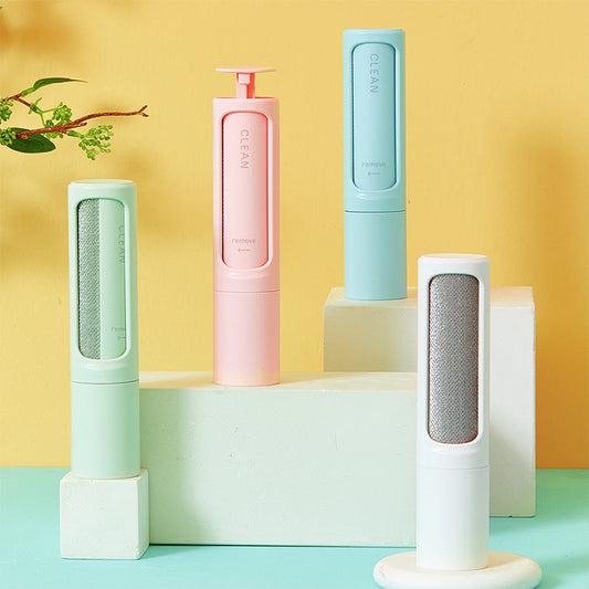 KFX-8931005 Reusable Pet Hair Remover Brush - Portable Self-Cleaning Lint Roller for Effective Fur and Dust Removal