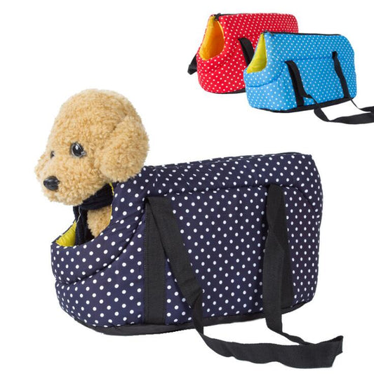 KFX-8931645 Pet Carrying Bag for Outdoor Hiking and Sport Riding - Available in Blue, Red, and Navy Blue, Sizes S & L