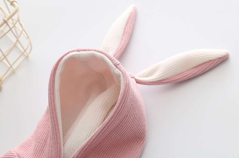 KFX-8933181 Knitted Sweater with Rabbit Ears for Small Dogs - Wool Material