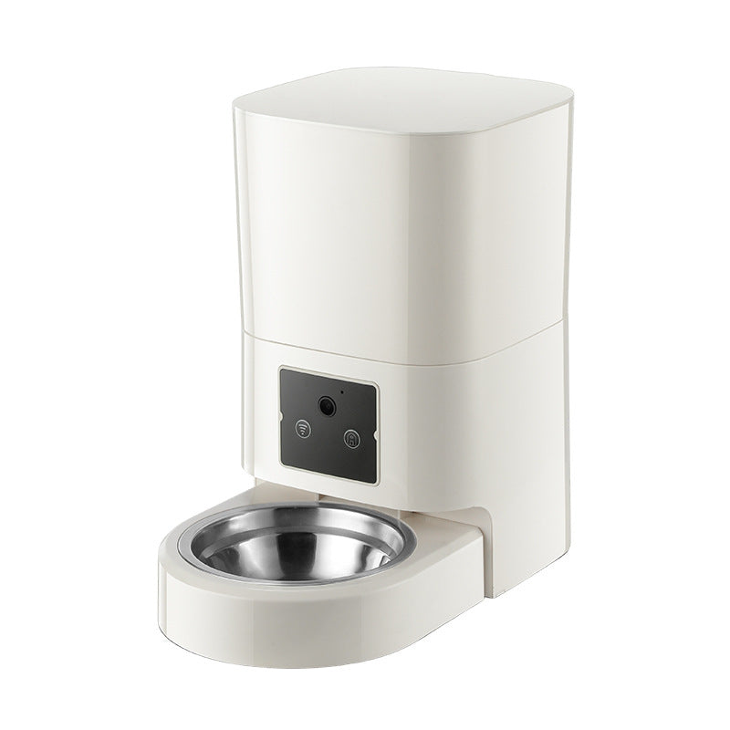KFX-8944701 Intelligent Automatic Pet Feeder with Timer – Single & Double Bowls, Multiple Color Options Available