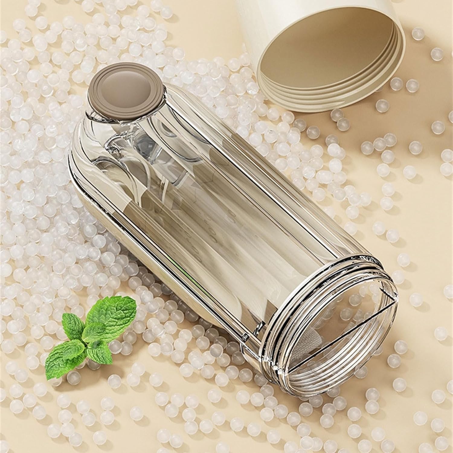 KFX-8948157 Leak-Proof Dog Water Bottle with Food Dispenser for Outdoor Activities
