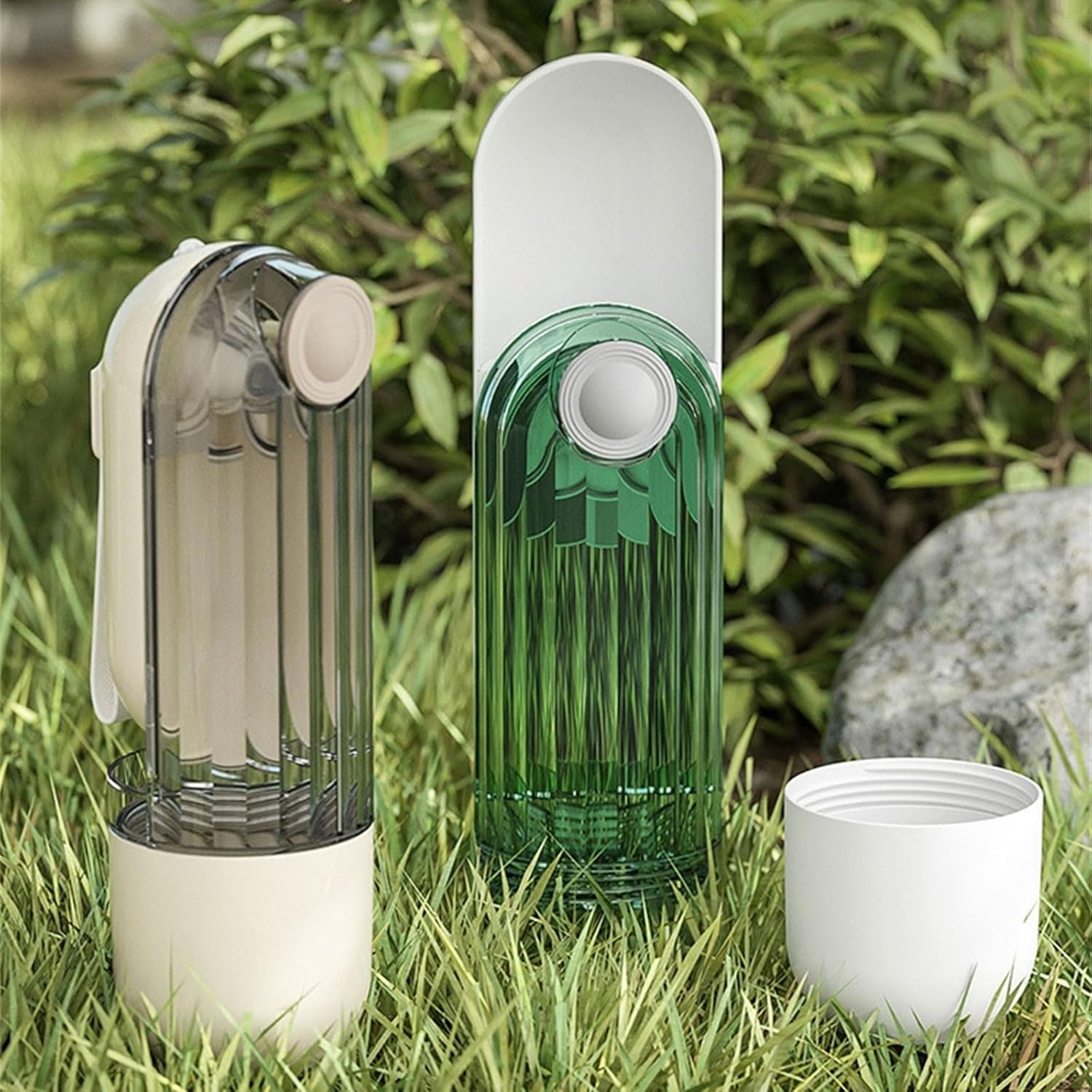 KFX-8948157 Leak-Proof Dog Water Bottle with Food Dispenser for Outdoor Activities
