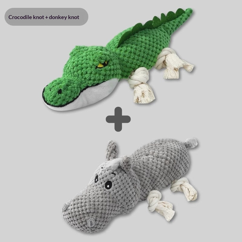KFX-8948285 Chewable Plush Pet Toy with Sound for Dental Care and Entertainment