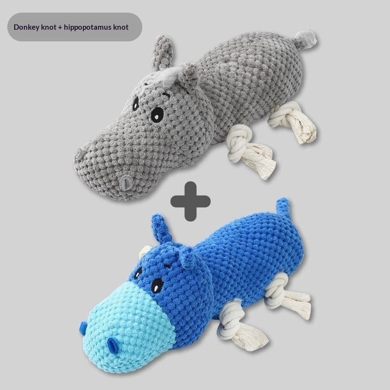 KFX-8948285 Chewable Plush Pet Toy with Sound for Dental Care and Entertainment