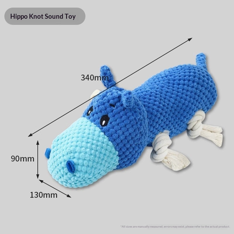 KFX-8948285 Chewable Plush Pet Toy with Sound for Dental Care and Entertainment