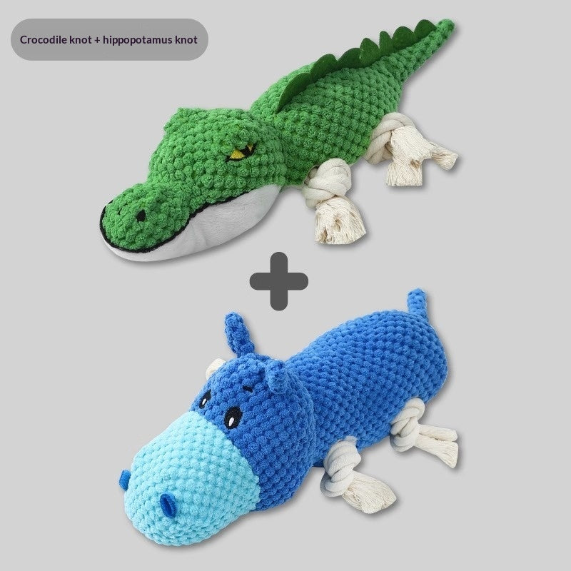 KFX-8948285 Chewable Plush Pet Toy with Sound for Dental Care and Entertainment