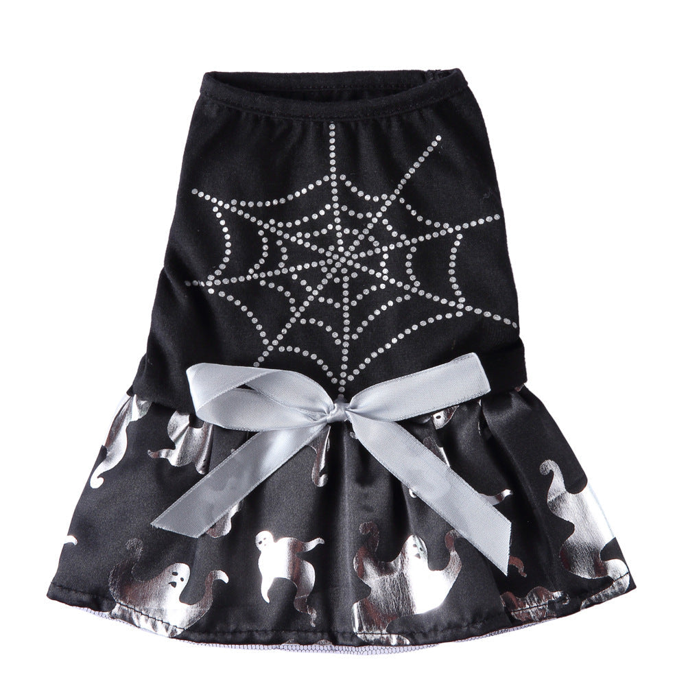 KFX-8949053 Stylish Polyester Dog Skirt for Halloween and Christmas – Various Sizes Available