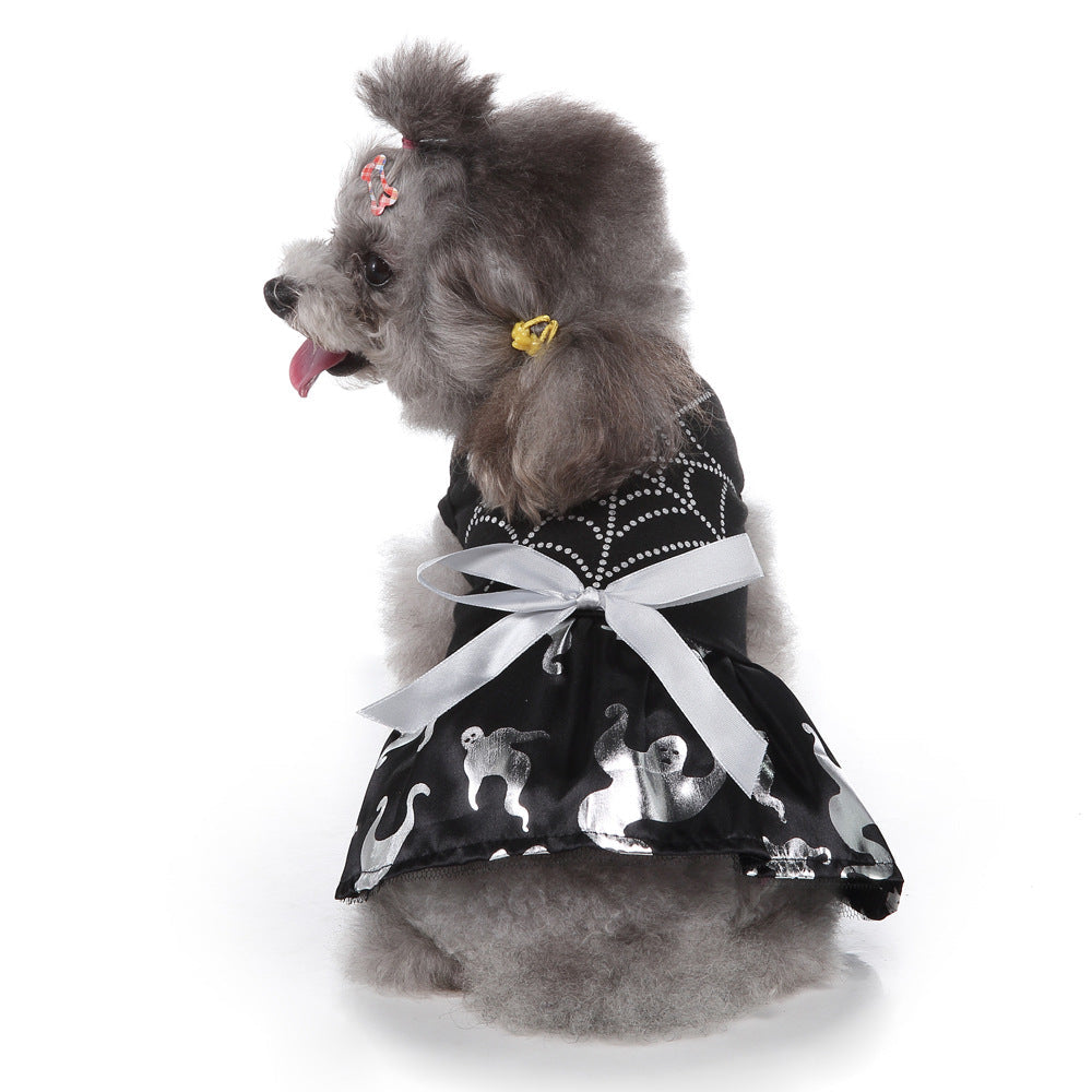 KFX-8949053 Stylish Polyester Dog Skirt for Halloween and Christmas – Various Sizes Available