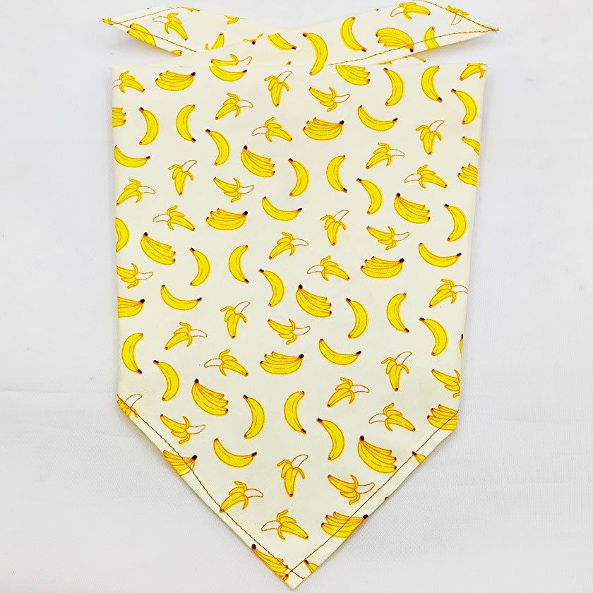 KFX-8954045 Fruit Green Leaf Cotton Pet Scarf and Drool Towel for Small to Large Dogs and Cats