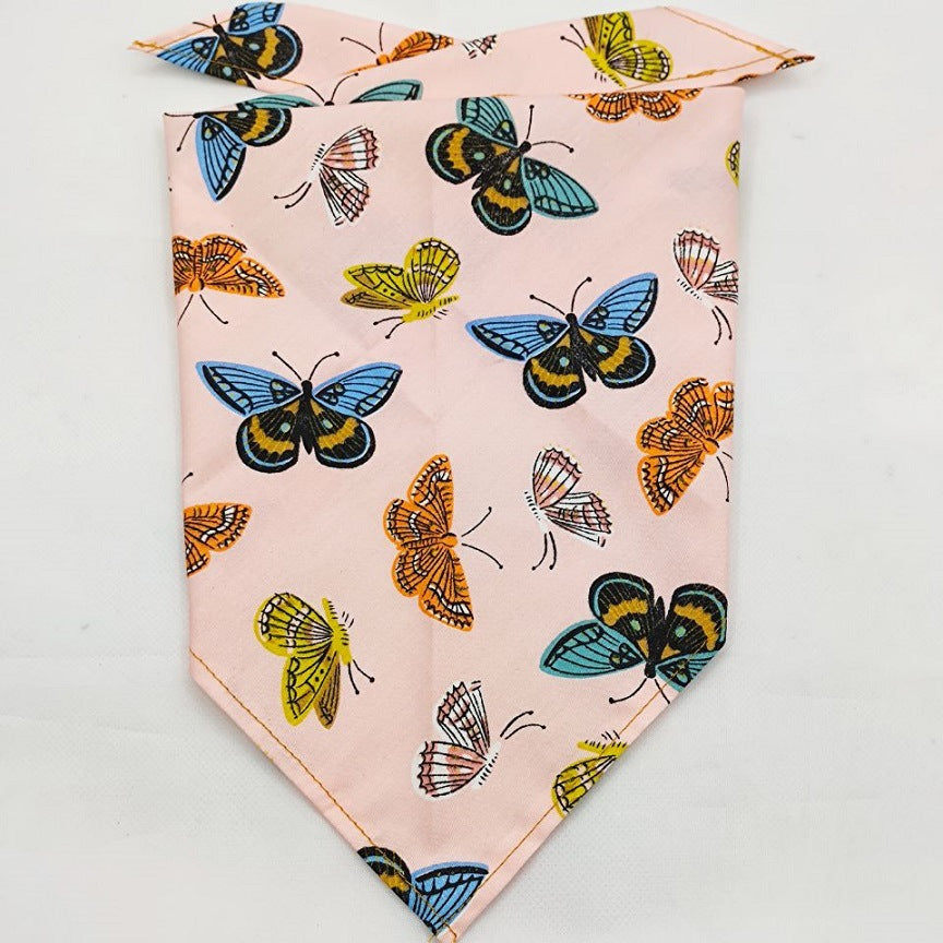 KFX-8954045 Fruit Green Leaf Cotton Pet Scarf and Drool Towel for Small to Large Dogs and Cats