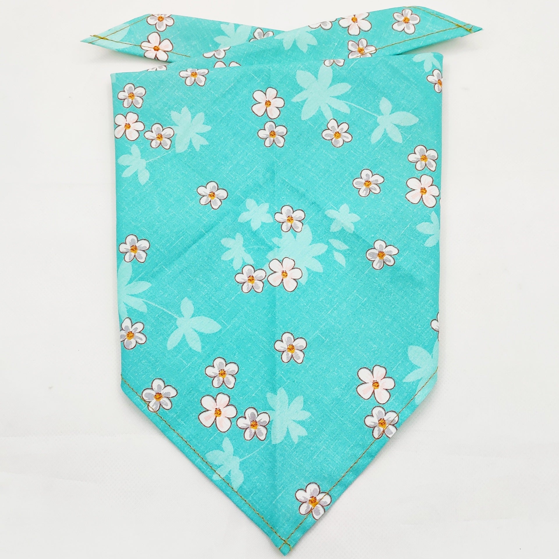 KFX-8954045 Fruit Green Leaf Cotton Pet Scarf and Drool Towel for Small to Large Dogs and Cats