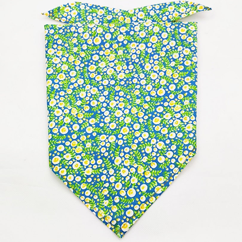 KFX-8954045 Fruit Green Leaf Cotton Pet Scarf and Drool Towel for Small to Large Dogs and Cats