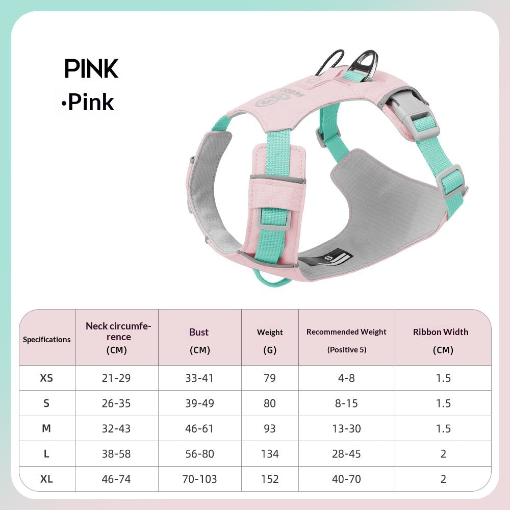 KFX-8955709 Multi-functional Waterproof Quick-Drying Dog Harness in Vibrant Colors