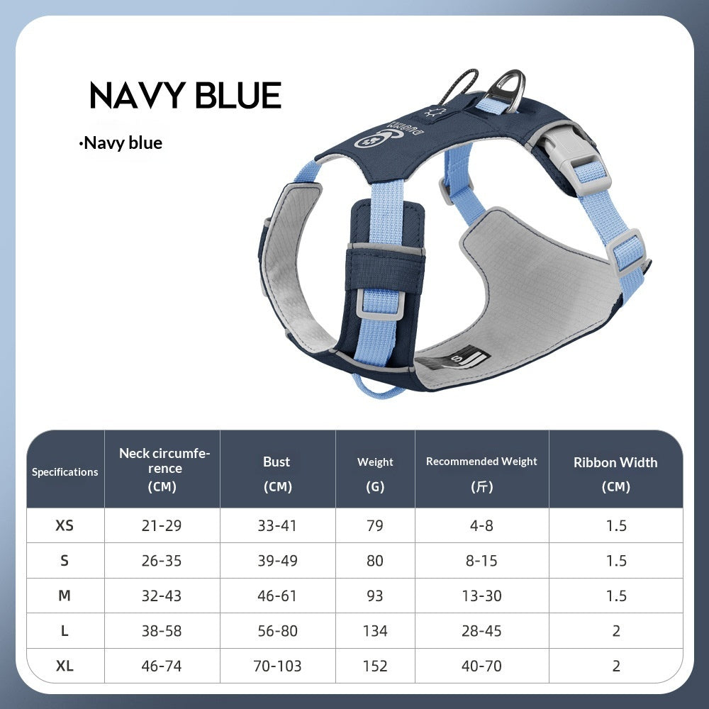 KFX-8955709 Multi-functional Waterproof Quick-Drying Dog Harness in Vibrant Colors