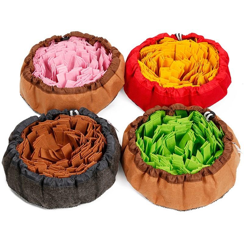 KFX-8957245 Pet Sniffing Mat and Slow Food Puzzle Blanket for Interactive Feeding Activities