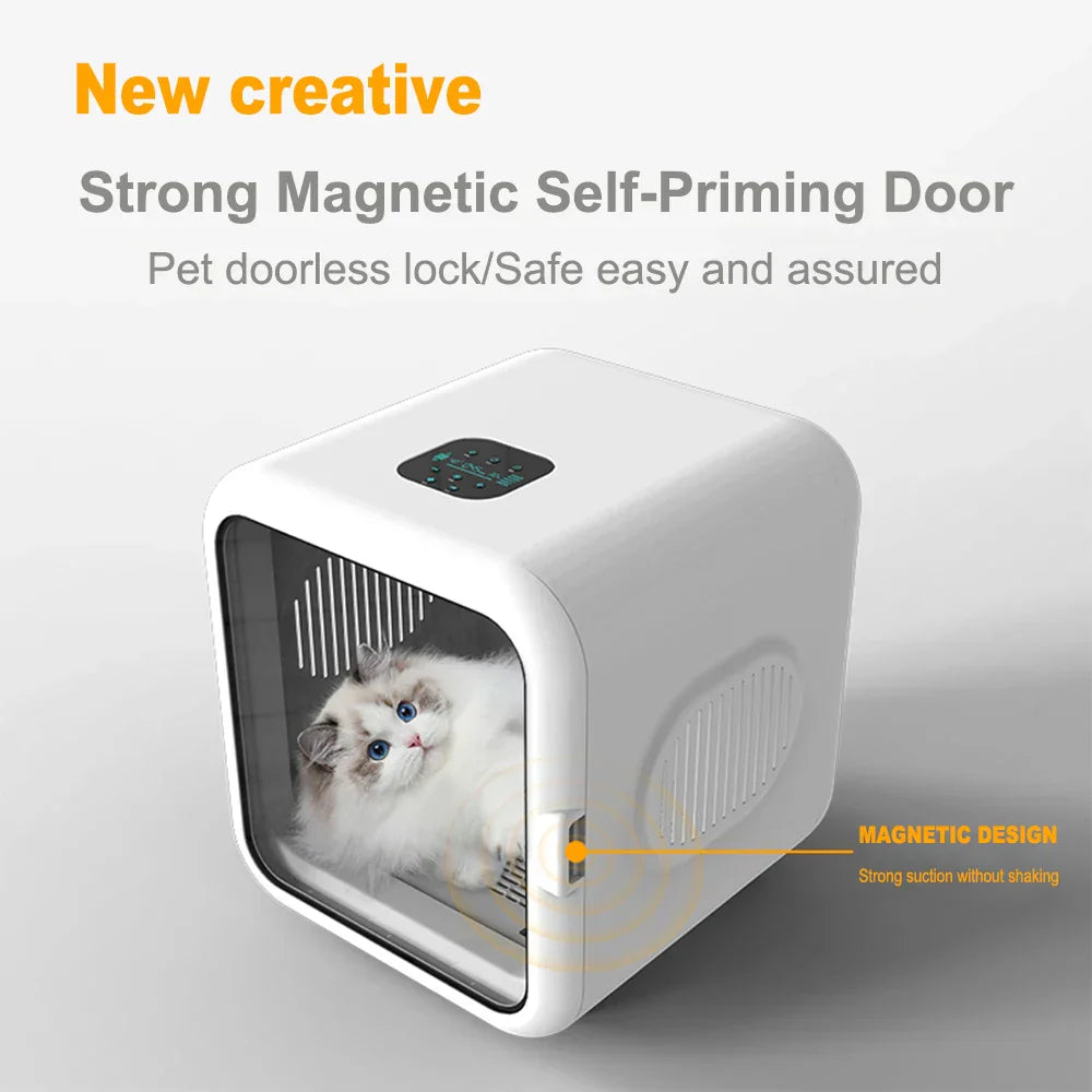 KFX-896147 Self-Cleaning Automatic Cat Litter Box with Low Noise and Smart Record Features, Suitable for Small to Medium Pets