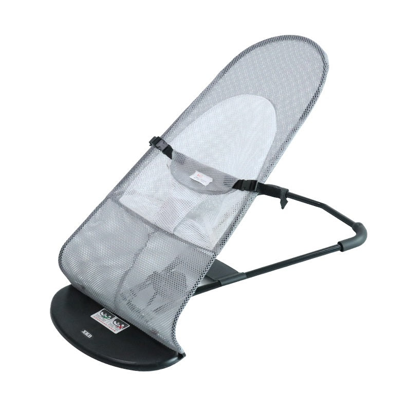 KFX-8966589 Adjustable Folding Pet Bed Rocking Chair in Plush Cloth, Play-Resistant & Breathable Design