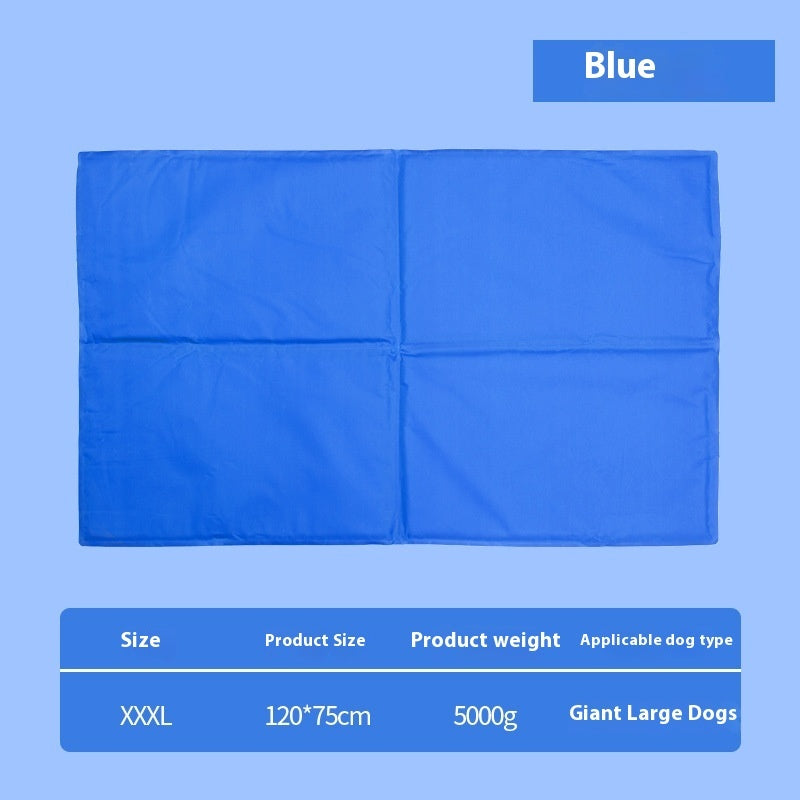 KFX-8969789 Multifunctional Cool Gel Pet Ice Mat for Heatstroke Prevention - Available in Sapphire Blue and Camouflage Sizes