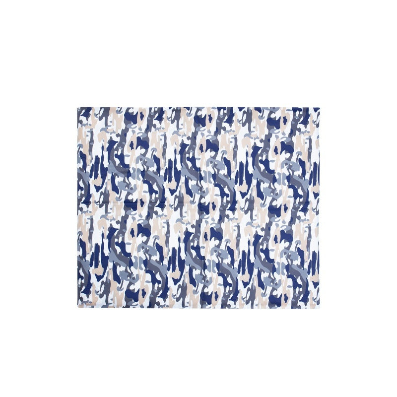 KFX-8969789 Multifunctional Cool Gel Pet Ice Mat for Heatstroke Prevention - Available in Sapphire Blue and Camouflage Sizes