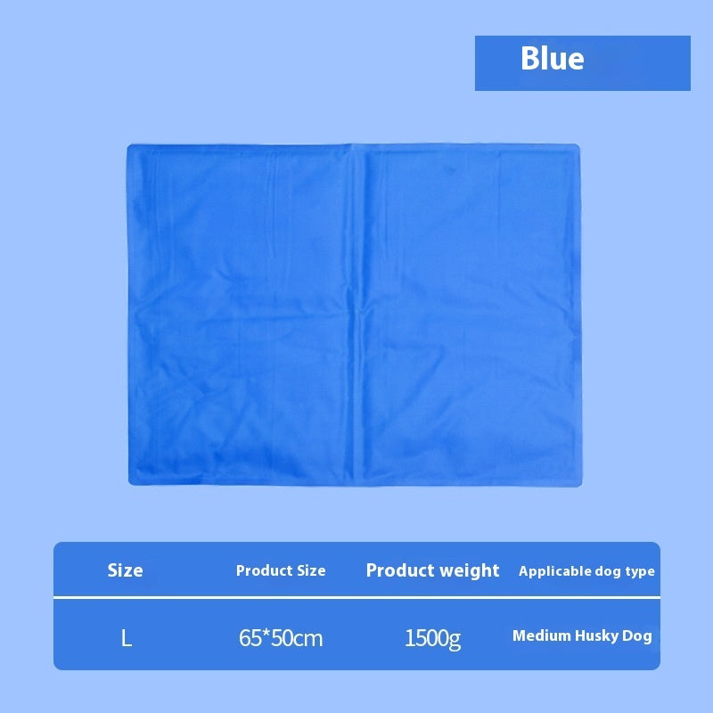 KFX-8969789 Multifunctional Cool Gel Pet Ice Mat for Heatstroke Prevention - Available in Sapphire Blue and Camouflage Sizes