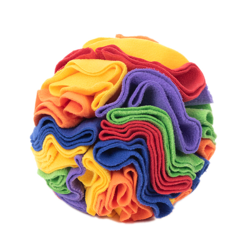 KFX-8974525 Interactive Snuffle Ball for Dogs - Mental Stimulation Puzzle Toy for Feeding and Enrichment