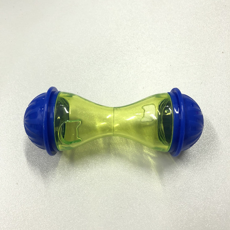 KFX-8977469 Cat Bone Food Leakage Device - Teasing Tumbler Toy for All Cat Breeds, 4.5cm High, 11cm Diameter, 42g, PC/ABS/Iron, Available in Purple, Blue, Pink