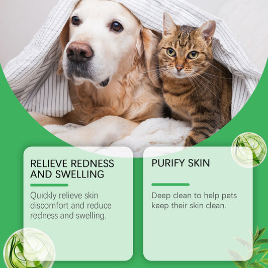 KFX-8981309 Pet Neck Cream for Healthy Skin and Coat, 25g with Aloe, Ginger, Tea Tree Oil, Marigold, and Ganoderma Extract