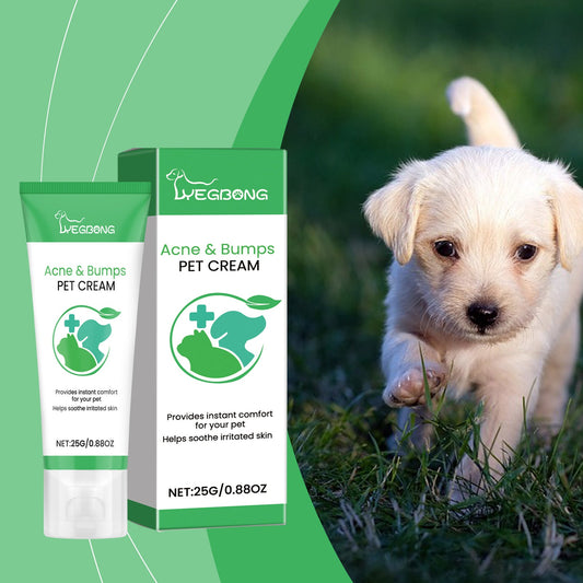 KFX-8981309 Pet Neck Cream for Healthy Skin and Coat, 25g with Aloe, Ginger, Tea Tree Oil, Marigold, and Ganoderma Extract