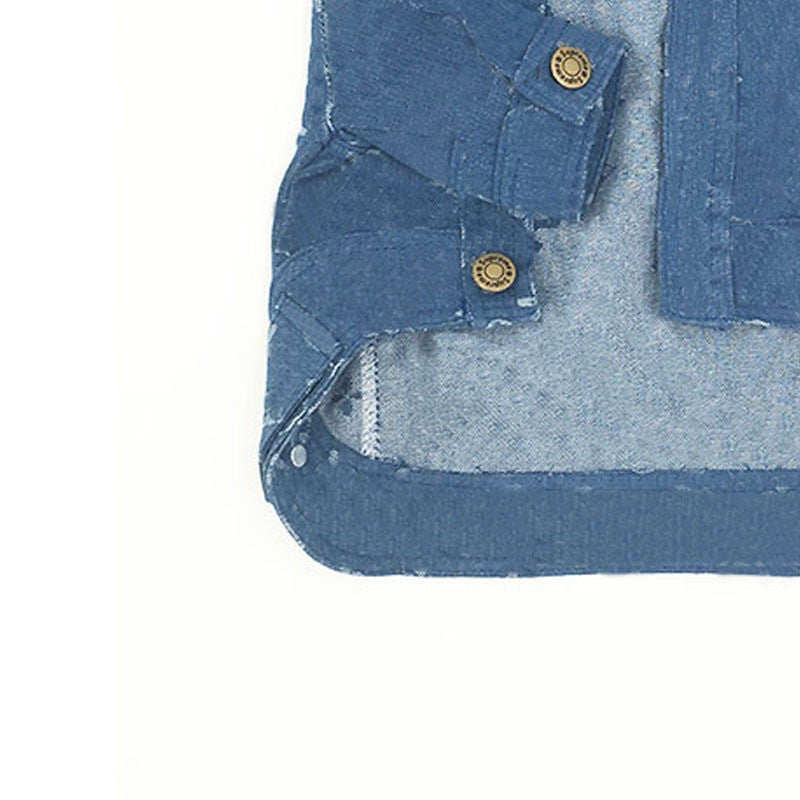 KFX-8983613 Denim Sweater for Dogs - Stylish Pet Clothing in Various Sizes