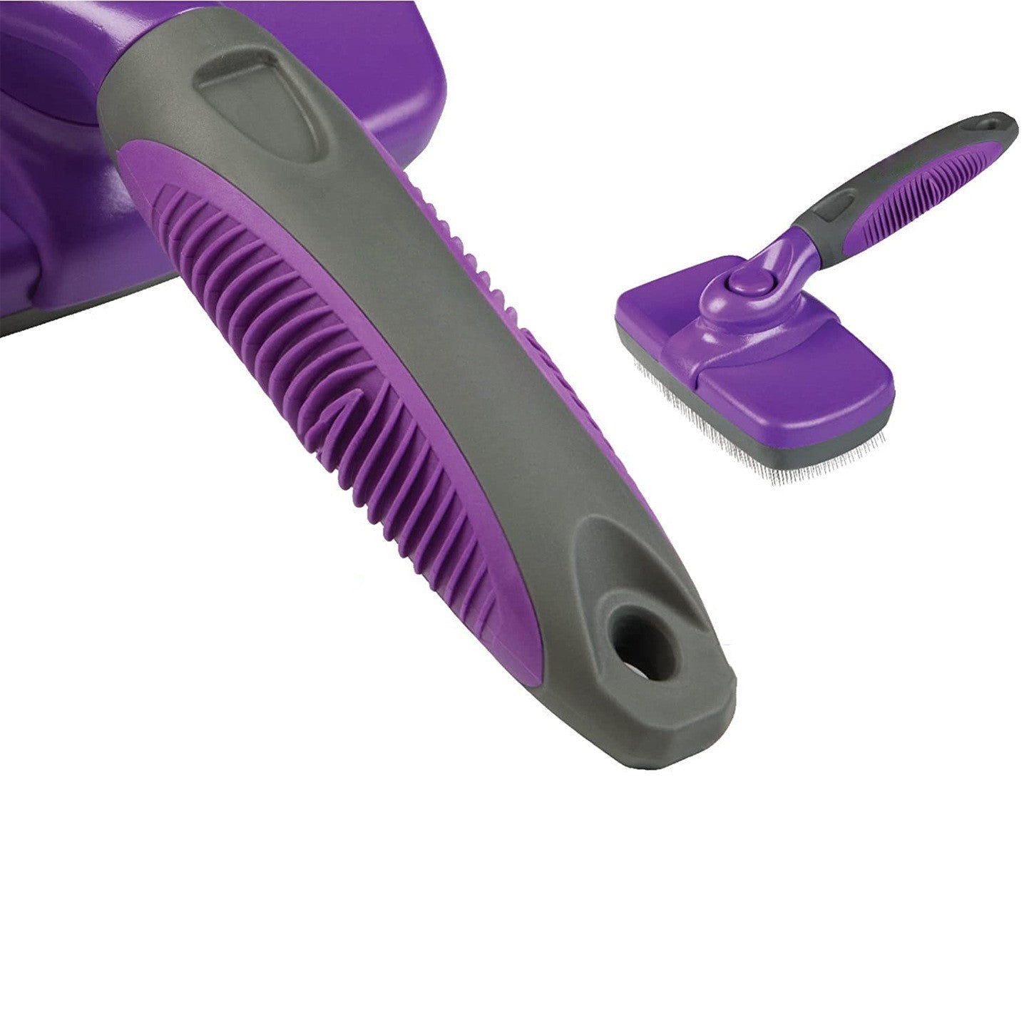 KFX-8985021 Self-Cleaning Slicker Brush for Pets - Fashionable Design, Easy to Use, Effortlessly Removes Loose Hair
