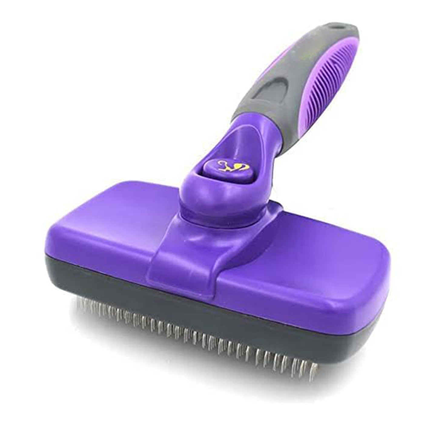 KFX-8985021 Self-Cleaning Slicker Brush for Pets - Fashionable Design, Easy to Use, Effortlessly Removes Loose Hair