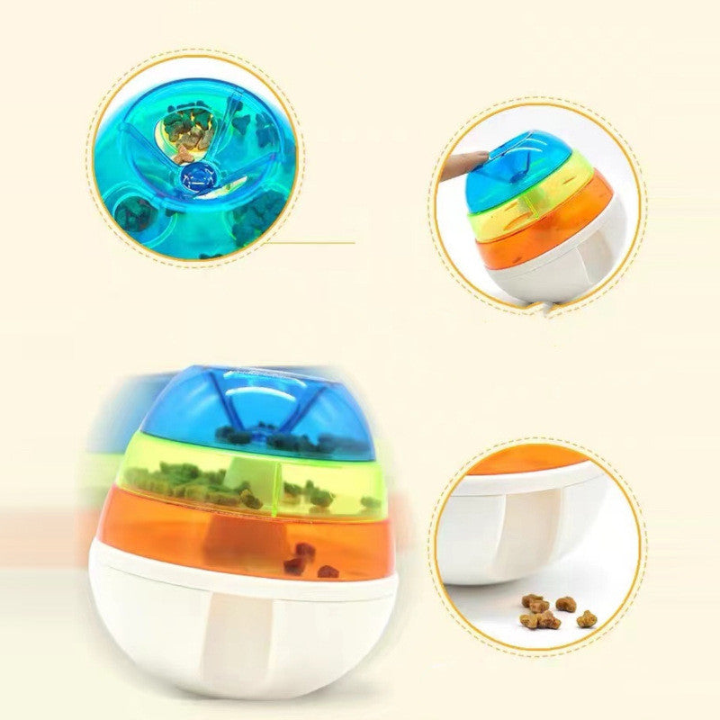 KFX-8985405 Interactive Dog Food Dispensing Toy Ball for Engaging Playtime and Feeding