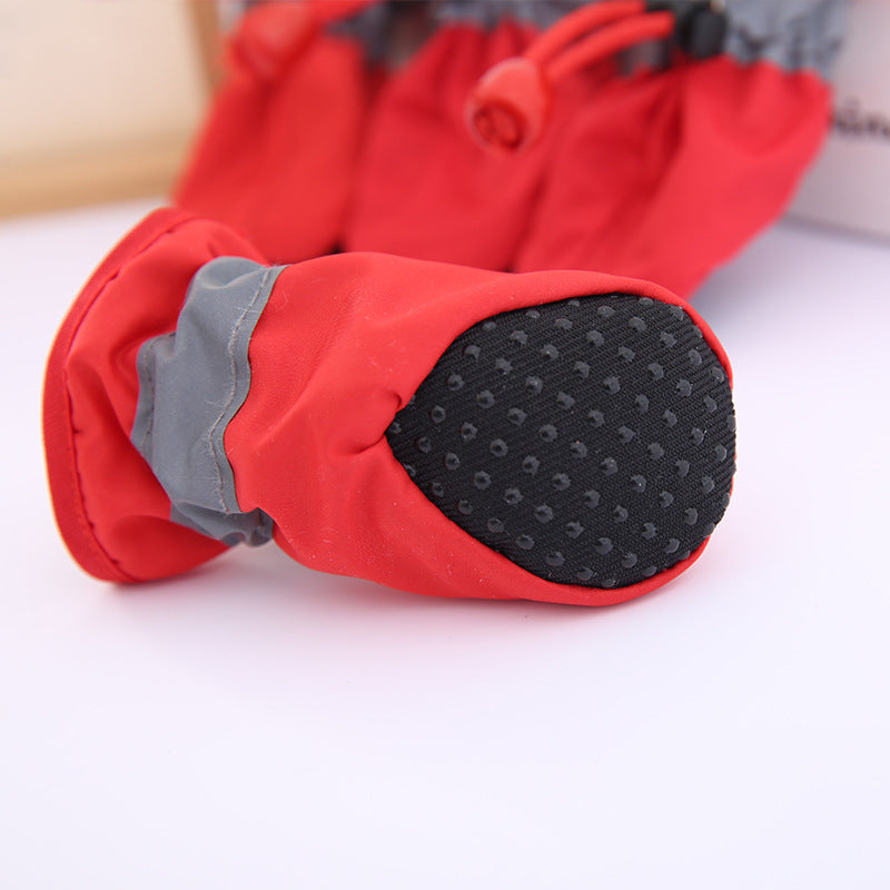 KFX-8986045 Breathable Non-Slip Soft Sole Pet Shoes for All Seasons