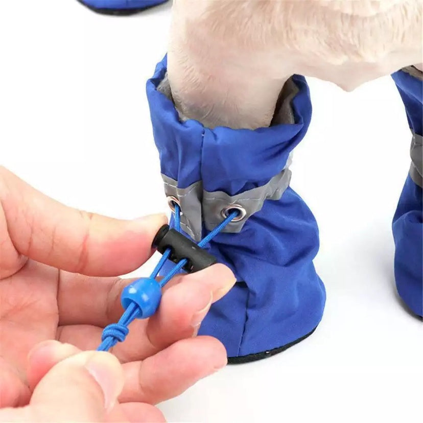 KFX-8986045 Breathable Non-Slip Soft Sole Pet Shoes for All Seasons
