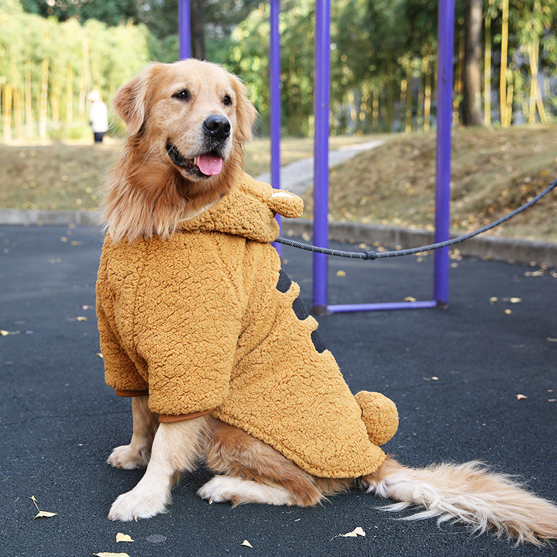 KFX-8987581 Cozy Thickened Winter Clothing for Medium and Large Dogs - Cute Tiger and Panda Styles