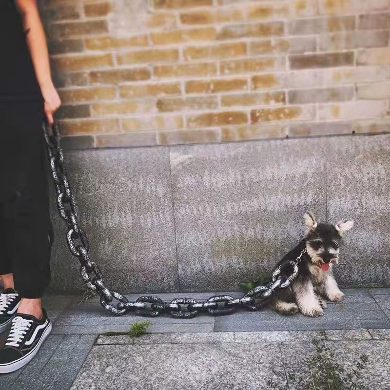KFX-8988989 Dog Leash with Handle - Available in Bronze, Antique Silver, and Black in Multiple Lengths